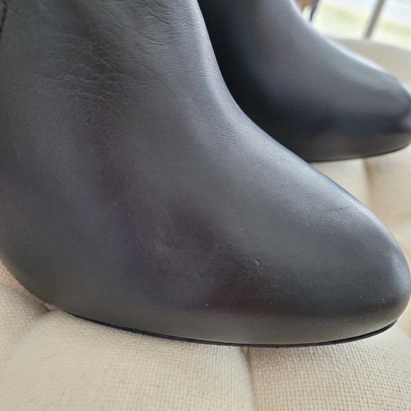 Ralph Lauren Collection Purple Label Boots Black Leather Suede Riding 6.5 B - Picture 9 of 10